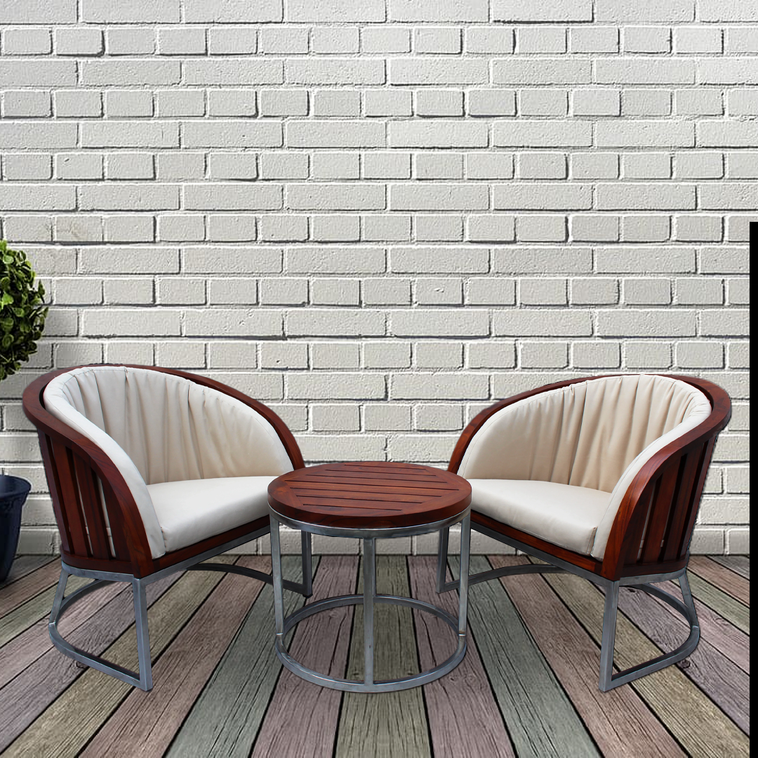 LOUNGE CHAIR & TABLE WITH CUSHION <br> VTL 307
