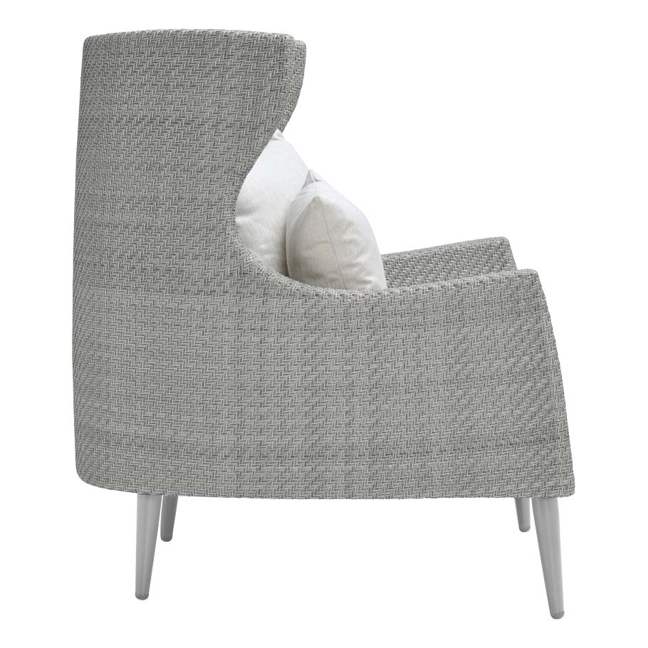 HIGH BACK LOUNGE CHAIR WITH BASE & BACK CUSHION <br> VL 254