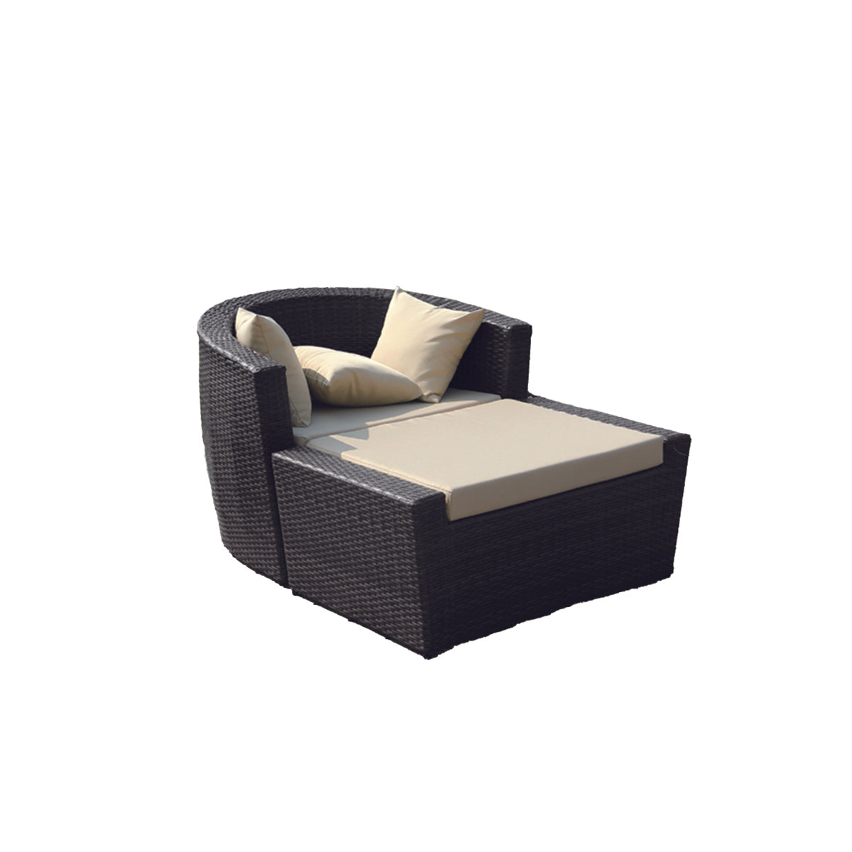 Sofa Chairs with Ottoman in Wicker <br>(VL 205)