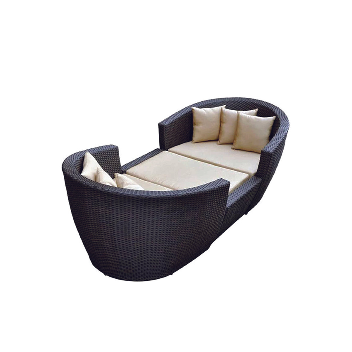 <b>VL 205</b><br>Sofa Chairs with Ottoman in Wicker